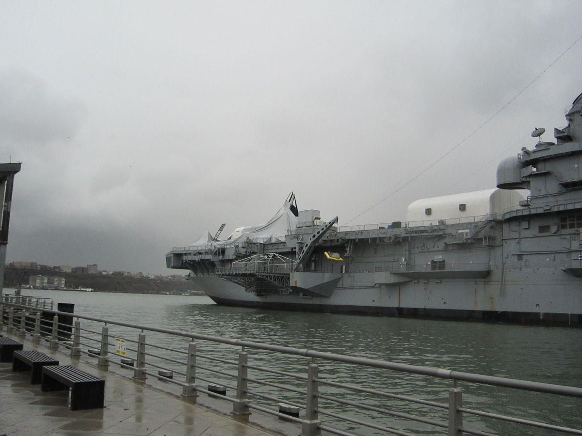 Space Shuttle Enterprise Damaged by Hurricane Sandy